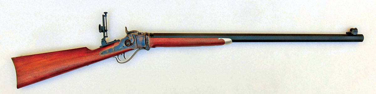 This .50/70 Sharps rifle was “built around” the Oregon barrel.